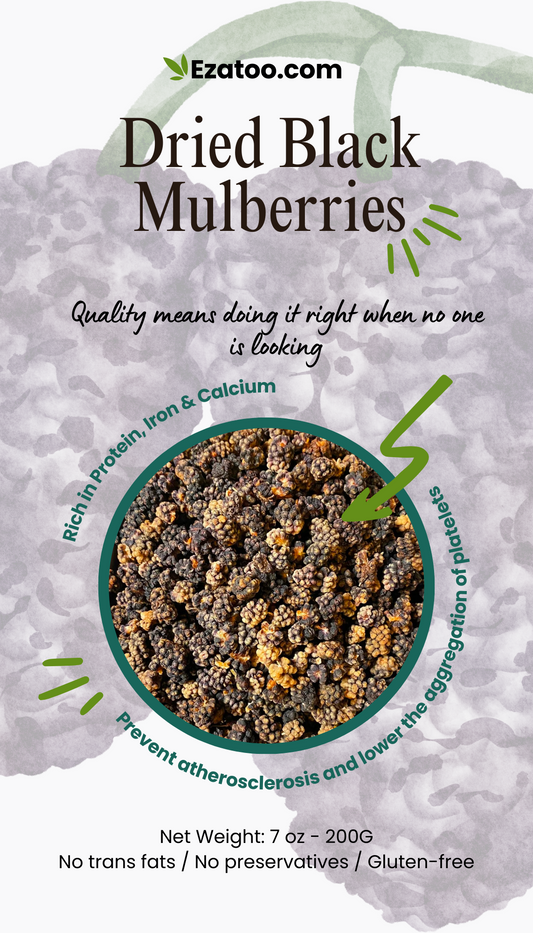 Dried Black Mulberries