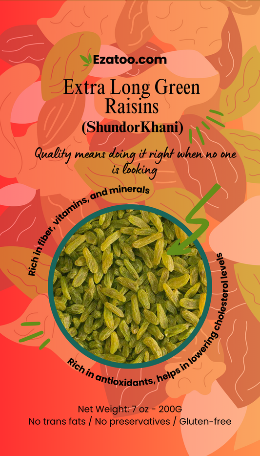 Extra Long Green Raisins (ShundorKhani)